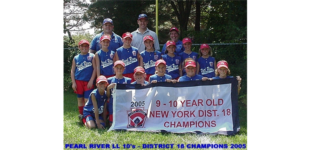20 Years Ago:  PRLL Girls' Ten Yr-Olds District Champs